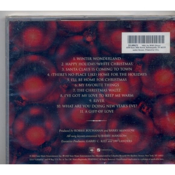 BARRY MANILOW A CHRISTMAS GIFT OF LOVE Great selections!! - Picture 2 of 2